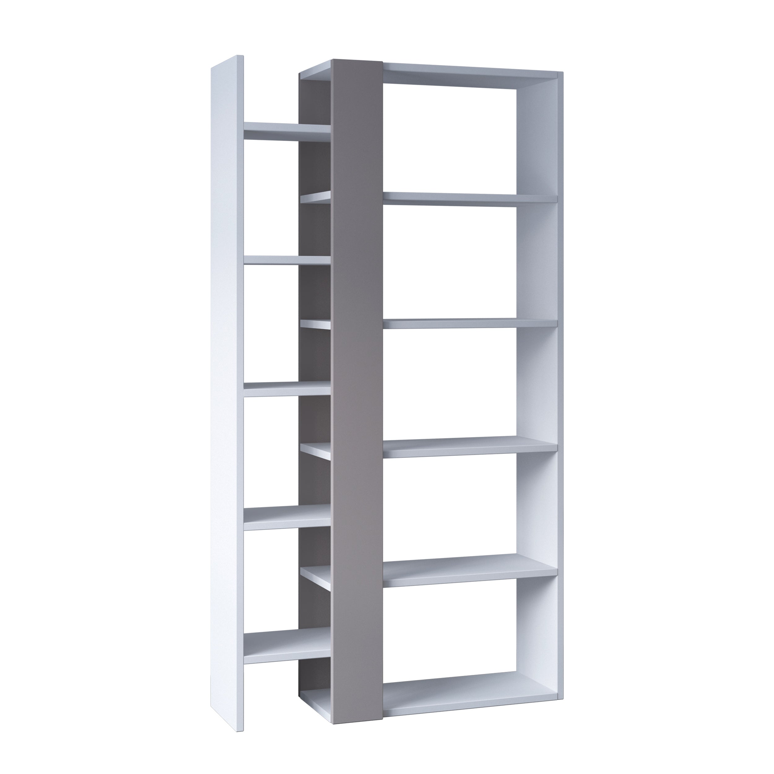 Decortieliving - Lift Modern Bookcase Display Unit Tall 150.5cm