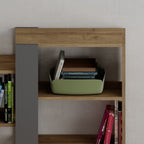 Decortieliving - Lift Modern Bookcase Display Unit Tall 150.5cm