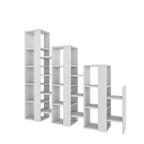 Decortieliving - Lift Separator Modern Bookcase Display Unit Room Separator Tall 151cm