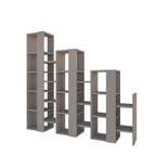 Decortieliving - Lift Separator Modern Bookcase Display Unit Room Separator Tall 151cm