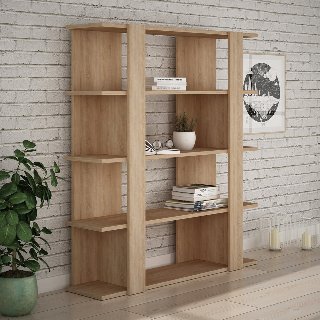 Decortieliving - Tita Modern Bookcase Display Unit Medium 122cm