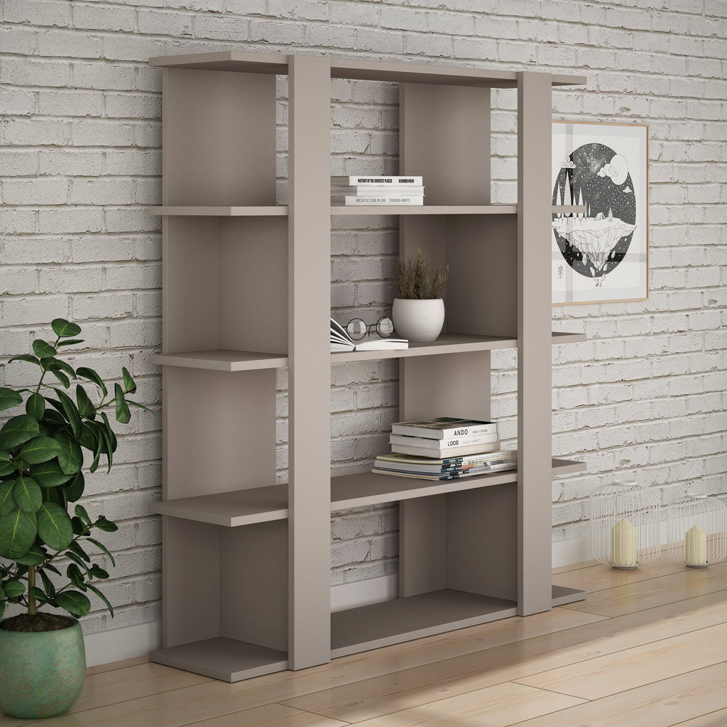 Decortieliving - Tita Modern Bookcase Display Unit Medium 122cm
