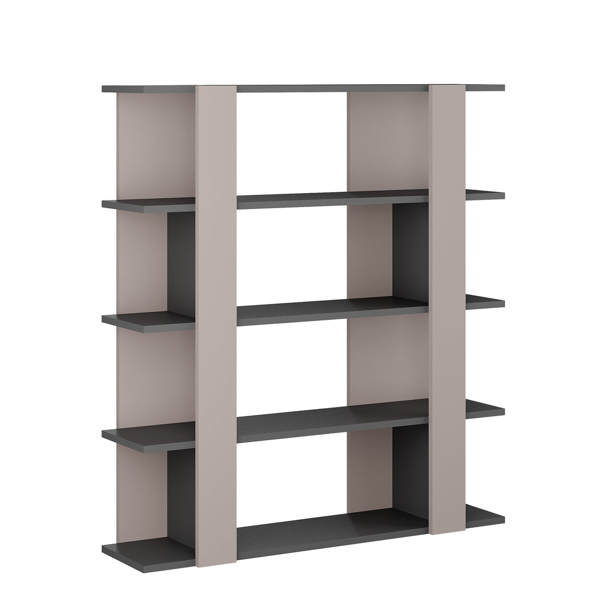 Decortieliving - Tita Modern Bookcase Display Unit Medium 122cm