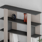 Decortieliving - Tita Modern Bookcase Display Unit Medium 122cm