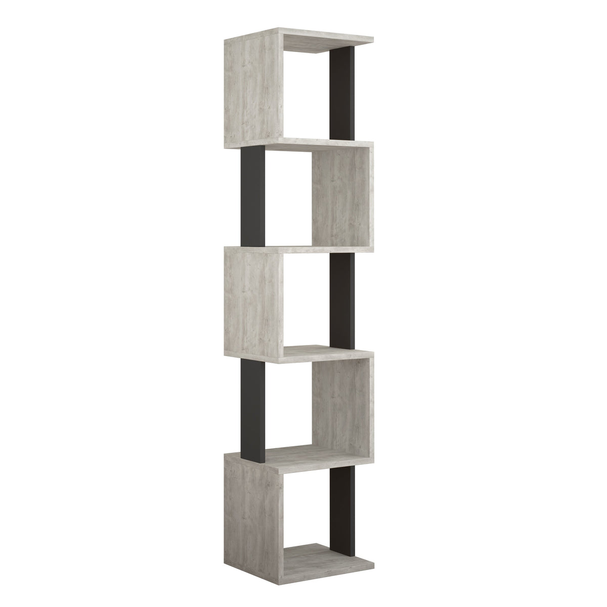 Decortieliving - Piri Modern Bookcase Display Unit Tall 161cm