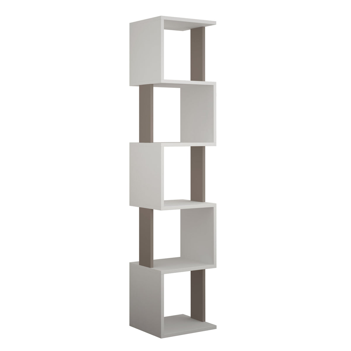 Decortieliving - Piri Modern Bookcase Display Unit Tall 161cm