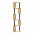 Decortieliving - Piri Modern Bookcase Display Unit Tall 161cm