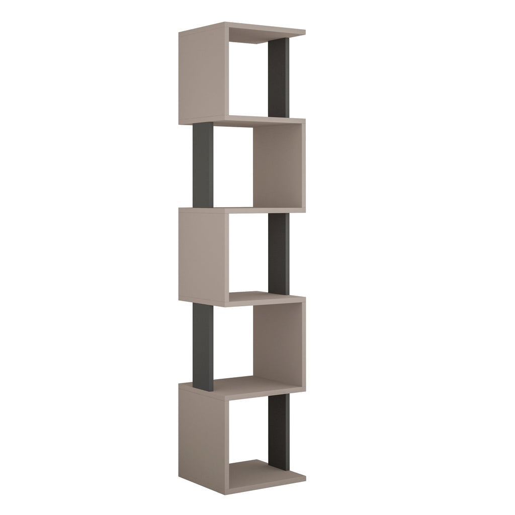 Decortieliving - Piri Modern Bookcase Display Unit Tall 161cm
