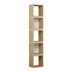 Decortieliving - Multi Modern Bookcase Display Unit Tall 167cm