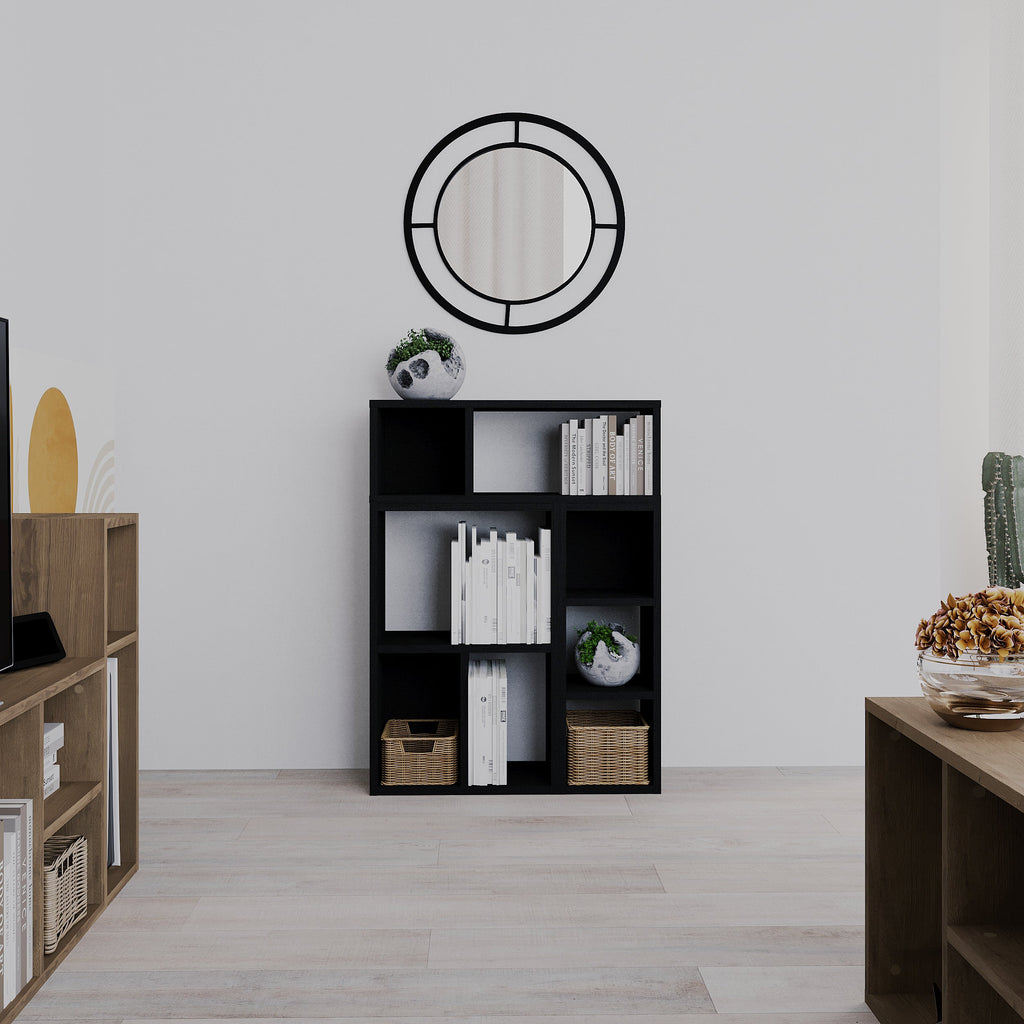 Bibliothèque basse Combayn – Meuble de rangement modulaire