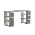 Decortieliving - Colmar Modern Desk With Bookshelf Legs Width 140cm