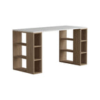 Decortieliving - Colmar Modern Desk With Bookshelf Legs Width 140cm