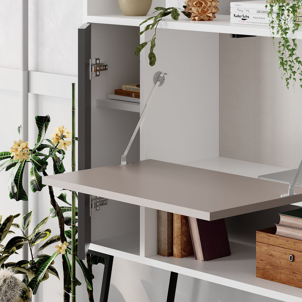 Decortieliving - Tatti Modern Desk Multipurpose With Storage