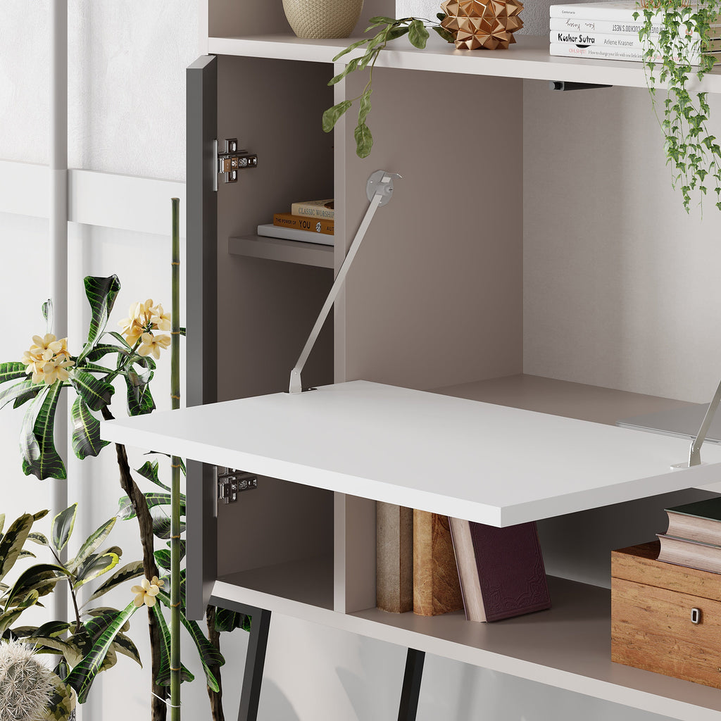 Decortieliving - Tatti Modern Desk Multipurpose With Storage