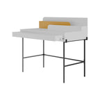 Decortieliving - Leila Modern Desk Multipurpose Study Modern Desk Width 110cm