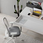 Decortieliving - Leila Modern Desk Multipurpose Study Modern Desk Width 110cm