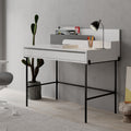 Decortieliving - Leila Modern Desk Multipurpose Study Modern Desk Width 110cm