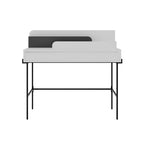 Decortieliving - Leila Modern Desk Multipurpose Study Modern Desk Width 110cm