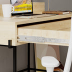 Decortieliving - Leila Modern Desk Multipurpose Study Modern Desk Width 110cm