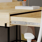 Decortieliving - Leila Modern Desk Multipurpose Study Modern Desk Width 110cm
