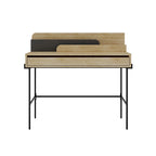 Decortieliving - Leila Modern Desk Multipurpose Study Modern Desk Width 110cm