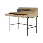 Decortieliving - Leila Modern Desk Multipurpose Study Modern Desk Width 110cm