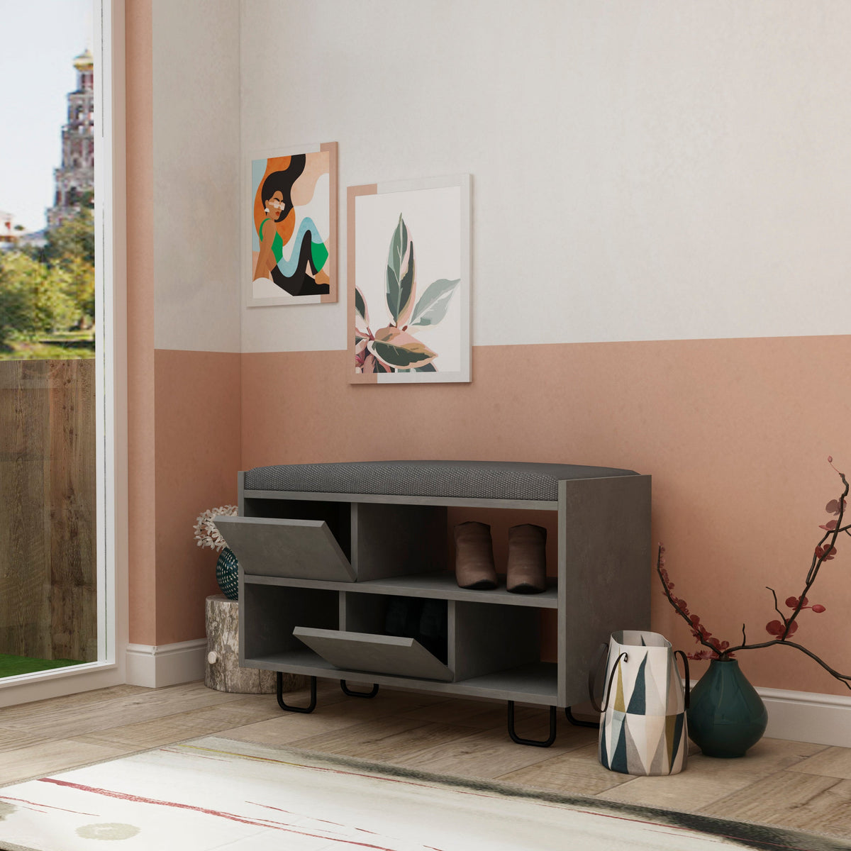 Decortieliving - Troy Modern Bench