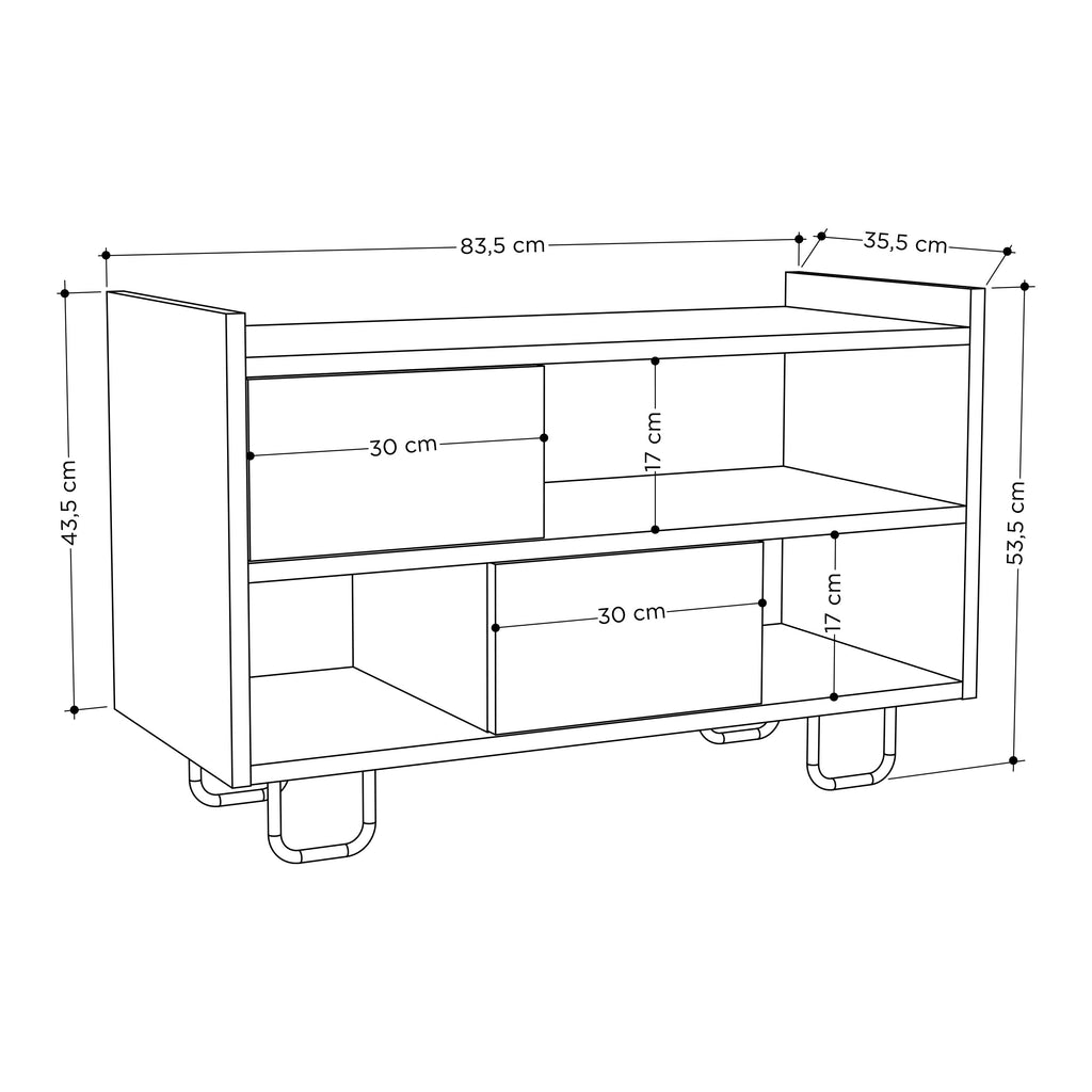 Decortieliving - Troy Modern Bench