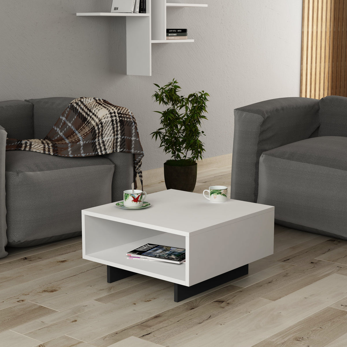 Decortieliving - Hola Modern Coffee Table Multipurpose H 32cm