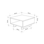 Decortieliving - Hola Modern Coffee Table Multipurpose H 32cm