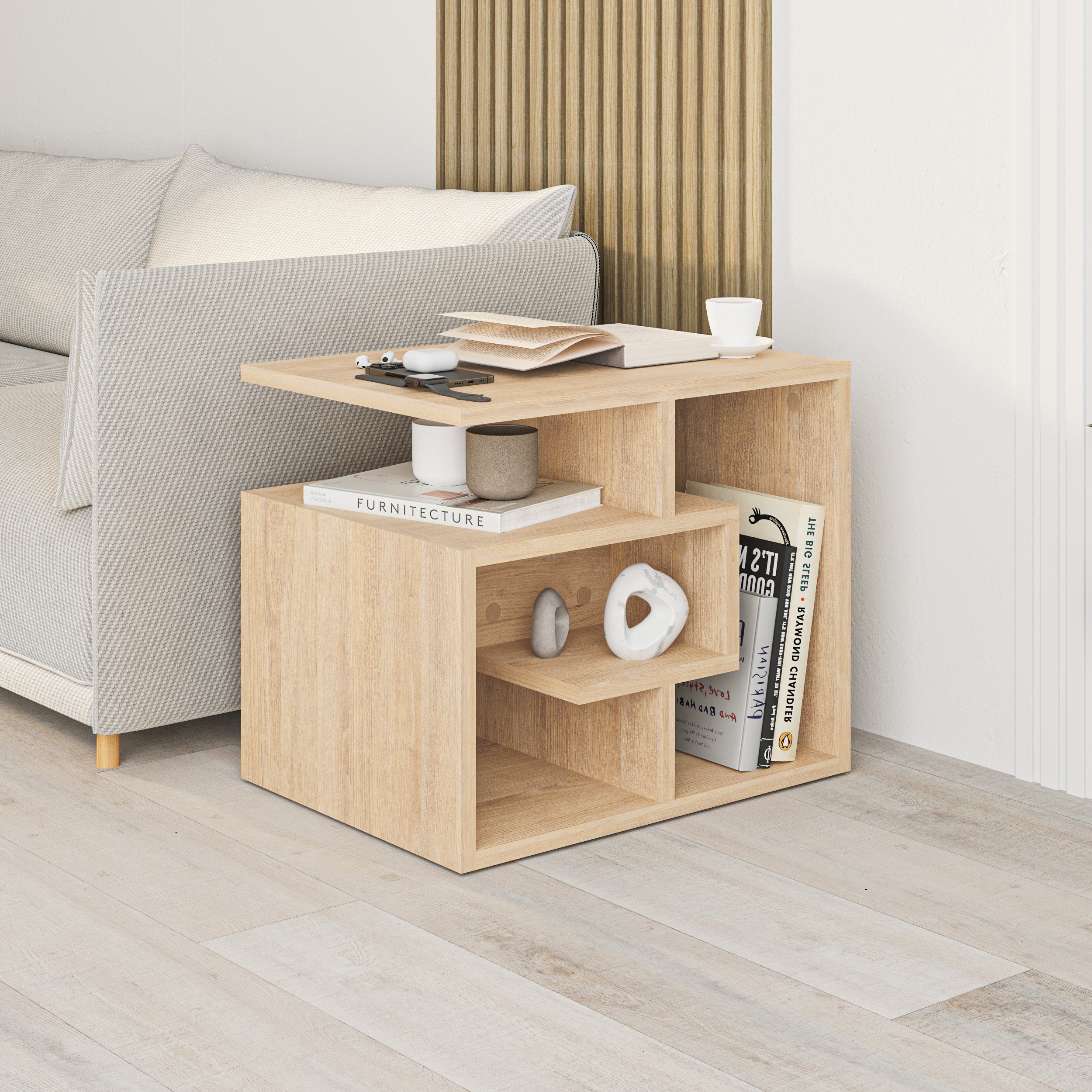 Decortieliving - Labirent Modern Coffee Table Multipurpose H 45cm