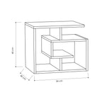 Decortieliving - Labirent Modern Coffee Table Multipurpose H 45cm