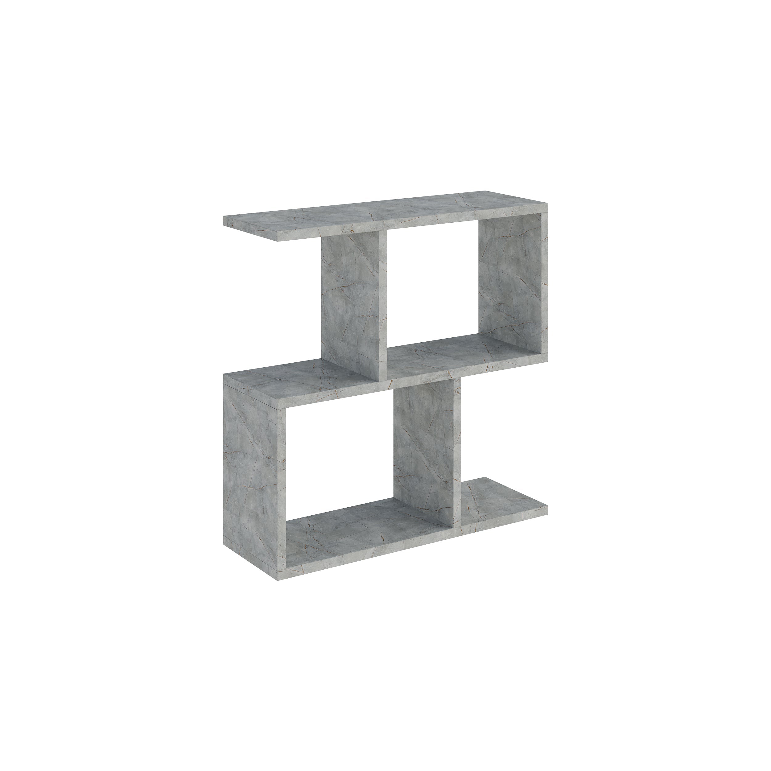 Decortieliving - Homemania Modern Side Table with 4 Open Shelves