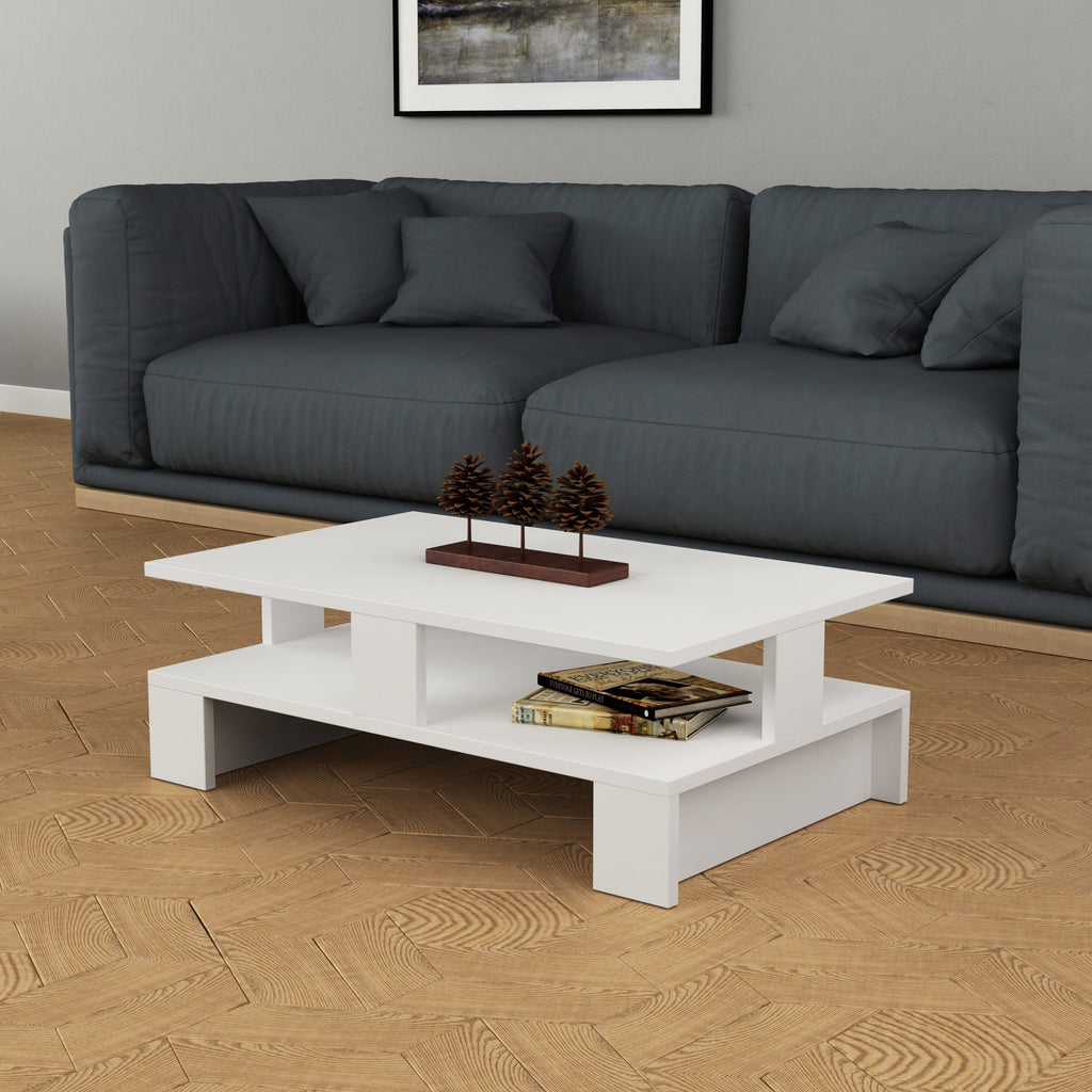 Decortieliving - Mansu Modern Coffee Table Multipurpose H 27.5cm