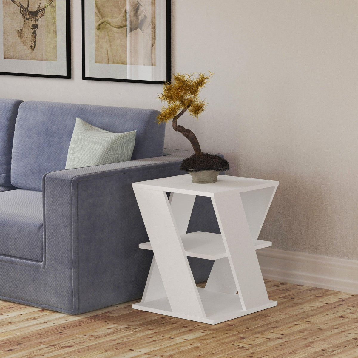 Decortieliving - Cyclo Modern Coffee Table Multipurpose H 55cm