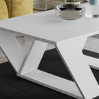 Decortieliving - Pipra Modern Coffee Table Multipurpose H 40cm