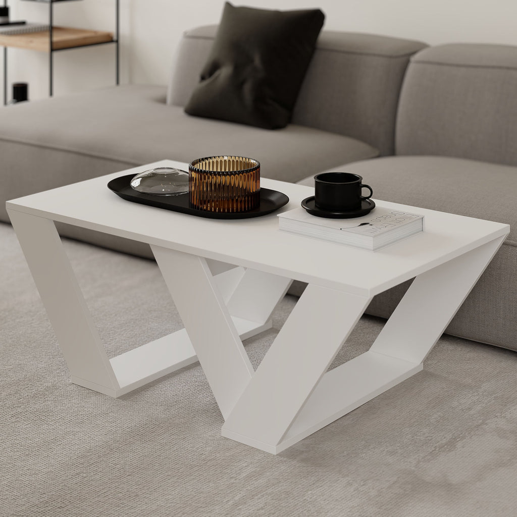 Decortieliving - Pipra Modern Coffee Table Multipurpose H 40cm