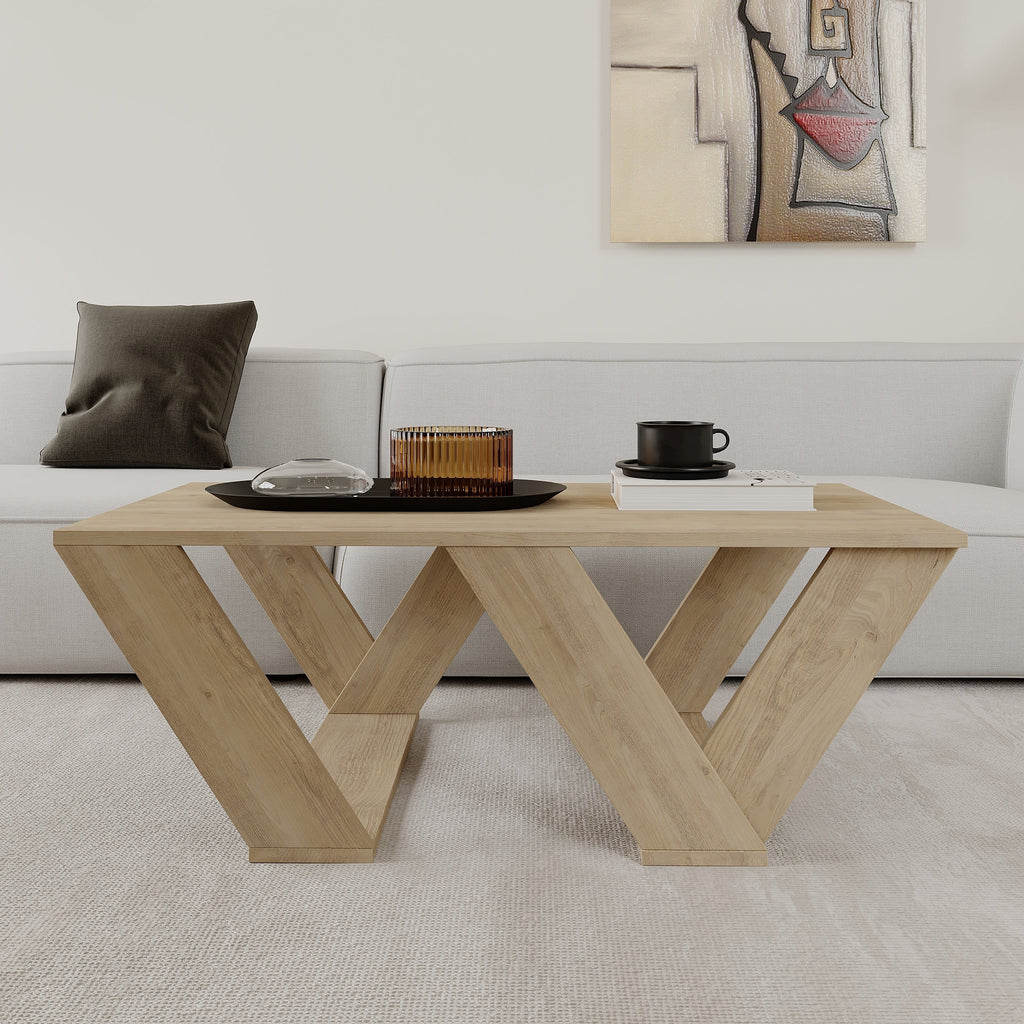 Decortieliving - Pipra Modern Coffee Table Multipurpose H 40cm