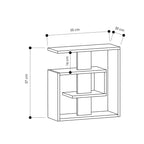 Decortieliving - Saly Modern Side End Table Multipurpose With Creativeness H 57cm 3 Tier