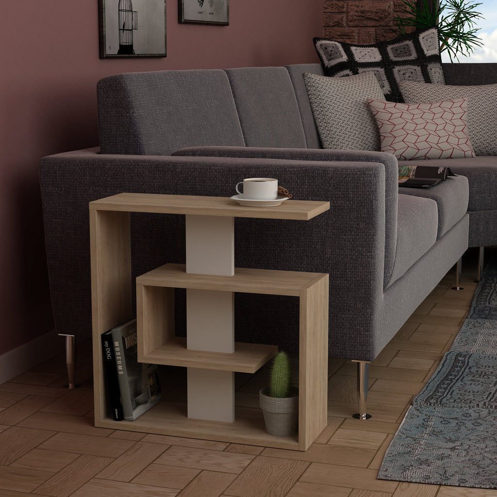 Decortieliving - Saly Modern Side End Table Multipurpose With Creativeness H 57cm 3 Tier