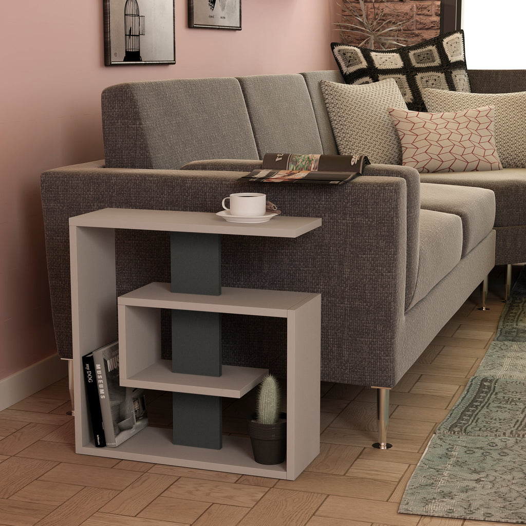 Decortieliving - Saly Modern Side End Table Multipurpose With Creativeness H 57cm 3 Tier