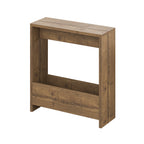 Decortieliving - Simpi Side Table with Magazine Rack – Compact Modern End Table for Small Spaces