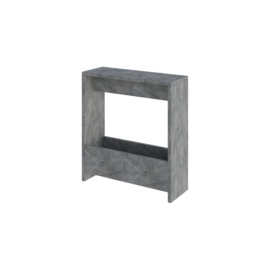 Decortieliving - Simpi Side Table with Magazine Rack – Compact Modern End Table for Small Spaces