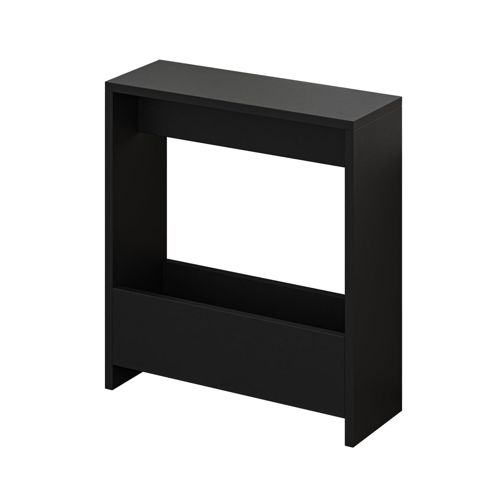 Decortieliving - Simpi Side Table with Magazine Rack – Compact Modern End Table for Small Spaces