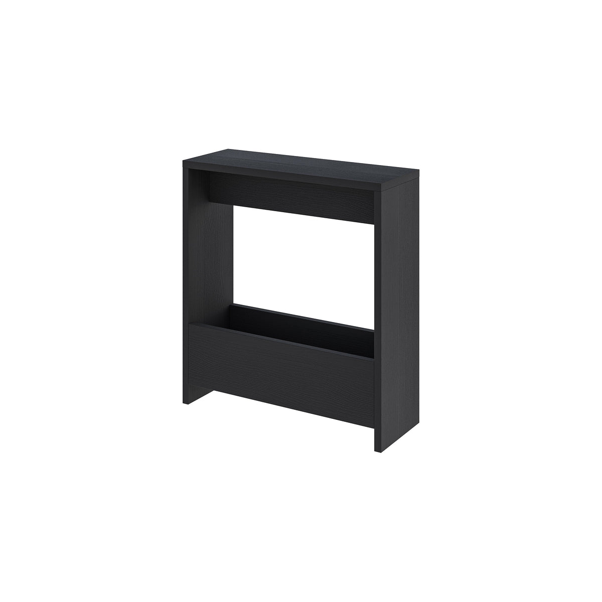 Decortieliving - Simpi Side Table with Magazine Rack – Compact Modern End Table for Small Spaces