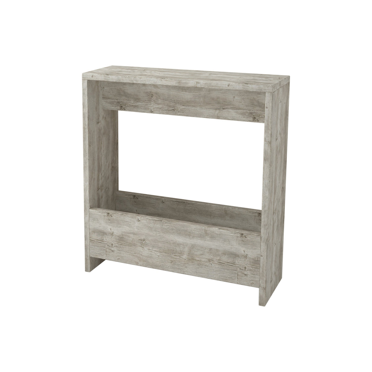 Decortieliving - Simpi Side Table with Magazine Rack – Compact Modern End Table for Small Spaces