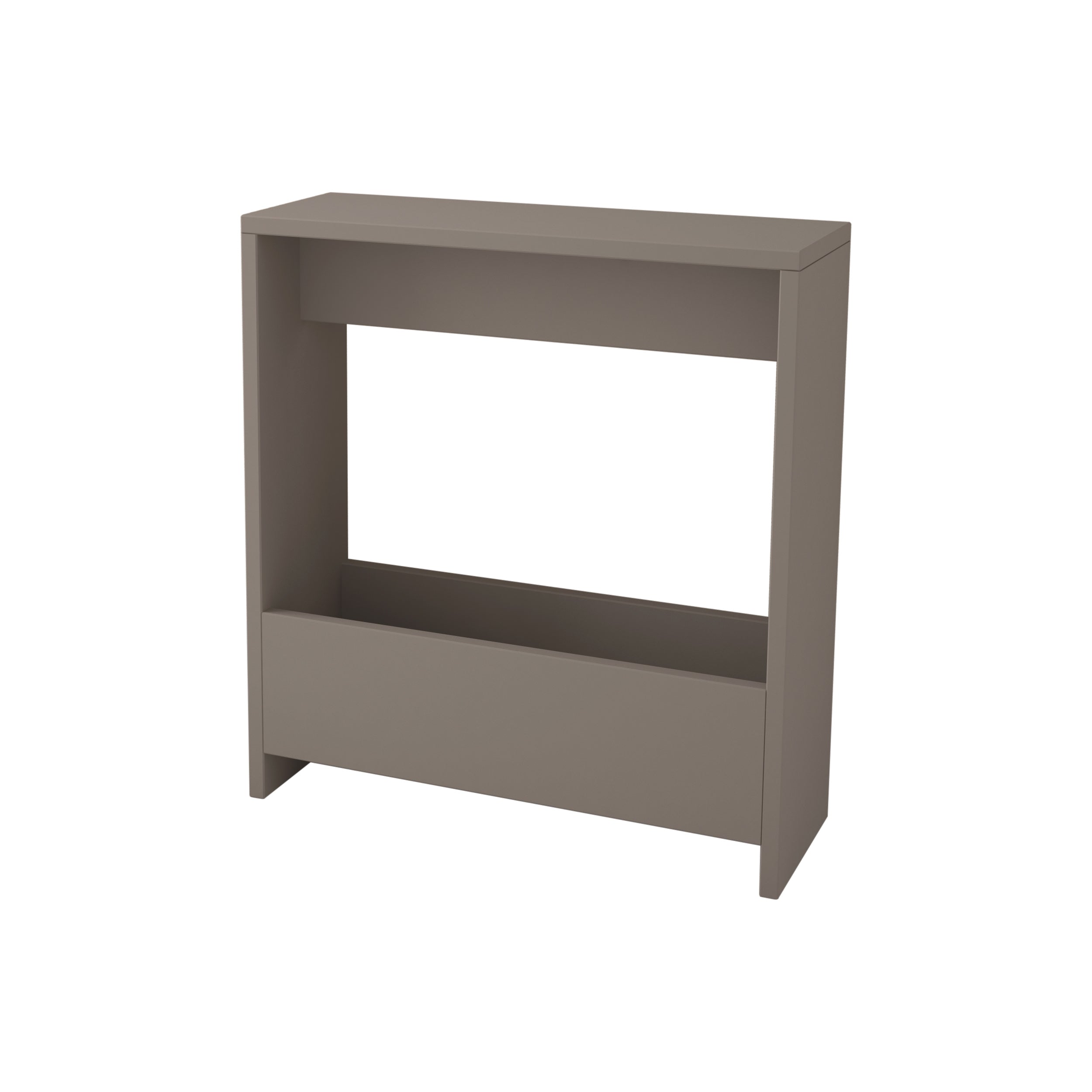 Decortieliving - Simpi Side Table with Magazine Rack – Compact Modern End Table for Small Spaces