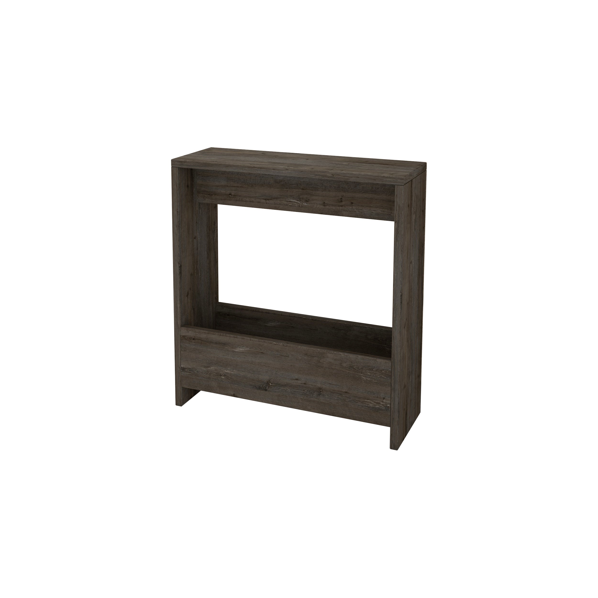 Decortieliving - Simpi Side Table with Magazine Rack – Compact Modern End Table for Small Spaces