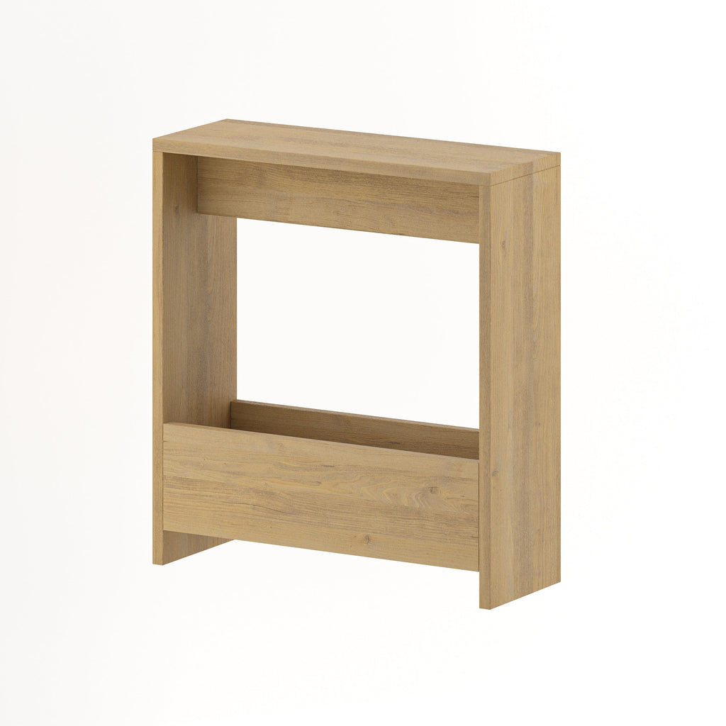Decortieliving - Simpi Side Table with Magazine Rack – Compact Modern End Table for Small Spaces