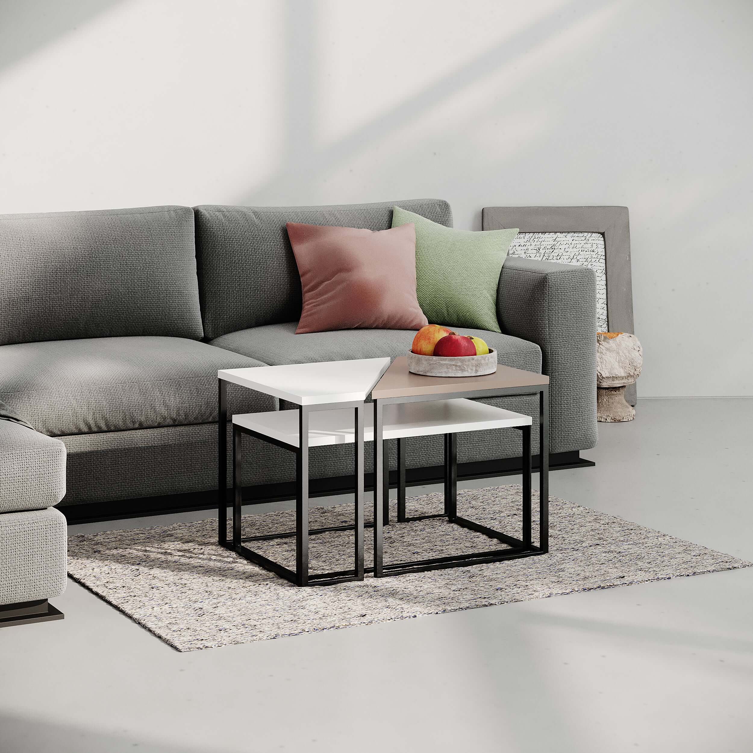Decortieliving - Ohlady Modern Coffee Table Multipurpose H 41.8cm